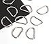 Happy Shop 100 Pack Metal D Ring,Heavy Duty 1 inch Nickel Plated D-Rings for Hardware Bags Ring Hand DIY Accessories Belts and Dog Leash