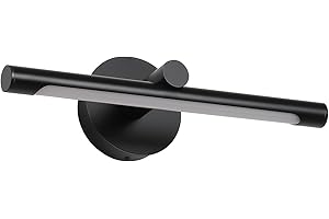 JUSHENG Black Picture Light Hardwired 16.54'' Inch, Modern Picture Lights for Paintings LED Wall Art Light Gallery Display Light Artwork Lighting 7W 3000K Warm White