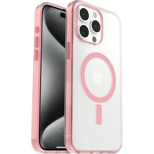 Otterbox Serie Clear Case avec MagSafe, Coque pour iPhone 15 Pro Max, Antichoc, Anti Chute, très Fine, supporte 3X Plus de Chutes Que la Norme Militaire, Anemone