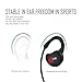 TAIR Bluetooth Stereo Headphone,Wireless Sports Headset With Microphone,In-Ear Earbuds,Cool Black