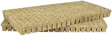 1x1in Sheet of 200 Rockwool / Stonewool Starter Cubes for Cloning, Plant Propagation, and Seed Starting
