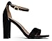OLIVIA K Women's Strappy Chunky Block High Heel - Formal, Wedding, Party ? Simple Classic Pump