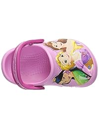 Crocs - Zuecos para niños y niñas, diseño de princesas Disney