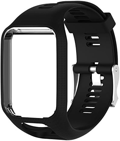 webanker Replacement bands for TomTom Runner 2/Runner 3/Spark 3/Adventurer/Golfer 2 Sports GPS Running Smartwatch,Soft Silicone Gel Watch Band Wristband Strap Sport Bracelet