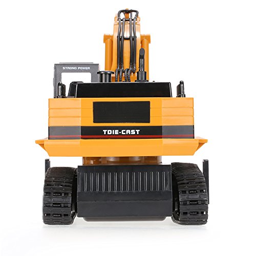 Goolsky 2.4GHz 11 Channel Crawler Full-Function RC Excavator, Radio Remote Control Construction Truck Heavy Machinery Toys