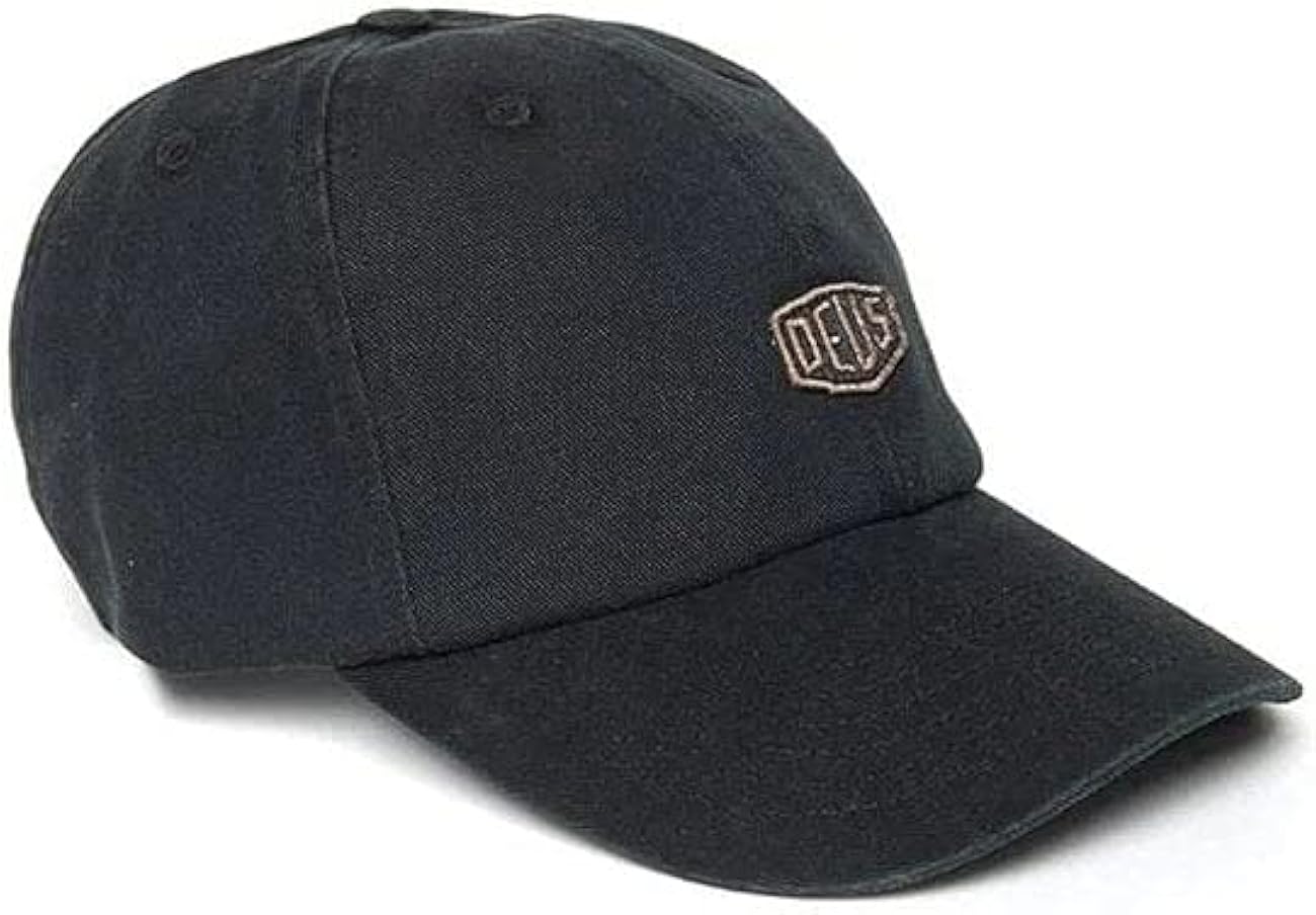 Deus Ex Machina Shield Standard Dad Cap Black Amazon.co.uk Clothing