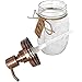 Premium Home Quality Copper Mason Jar Soap Dispenser - Stainless Steel Pump for Liquid Dish, Hand Soap or Lotions - includes Iconic, Vintage Ball 16 oz Glass Mason Jar for Kitchen or Bathroom