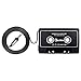 Reshow Travel Cassette Adapter for Cars – Listen to iPods, Smartphones, MP3 Players or a Walkman in a Standard Vehicle Cassette Player – Vintage/Retro Music Converter