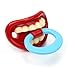 cnomg Cute Funny Silicone Teether Orthodontic Soother Nipples Baby Pacifiers Red Lips