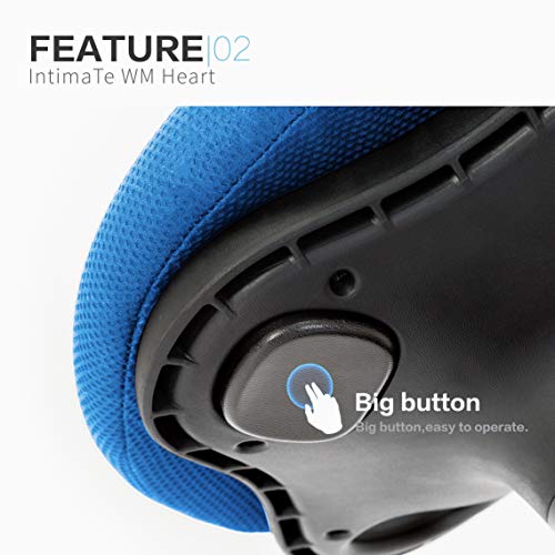 IntimaTe-WM-Heart-Sgabello-da-Banco-in-Piedi-Sgabello-ergonomico-da-Ufficio-Sedia-con-Altezza-Regolazione-360-Girevole-Semi-in-Piedi-perfezioni-con-Il-Tavolo-di-Sollevamento-Blu