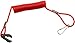 KeylessOption PWC Jet Ski WaveRunner Key Lanyard Stop Kill Switch Safety for Yamaha -Red