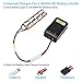 Keenstone Airsoft Battery Charger, 1A Fast Charger with Mini Tamiya Connector Perfect for 1-8s NiMH Batteries Compatible with Airsoft Packs and 1.2V 2.4V 3.6V 4.8V 6V 7.2V 8.4V 9.6V Packs