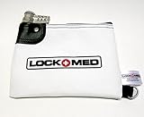 LockMed Medication Pill Bag w/ Combination & Key Lock - Large