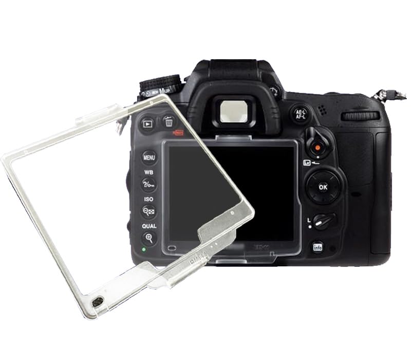 FANZR D800 Screen Protective Cover Compatible for Nikon D800 Camera (for BM12), Transparent ABS Screen Protector for D800 Camera (2 Pack)