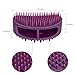 Famobest Dog Brush & Cat Brush, Soft Silicone Dog Grooming Brush, Pet Bath & Massage Brush for Cats and Dogs with Short or Long Hair, Cat Slicker Shedding Hair Brush for All Pet Sizes Purple