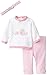 Little Me Baby Girls' Three-Piece Quilted Legging Set