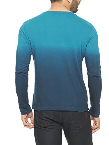 gritstones men's cotton t-shirt turquoise