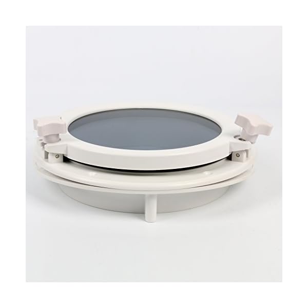 Amarine-made-Boat-Yacht-Round-Opening-Portlight-Porthole-10-Replacement-Window-Port-Hole-ABS-White-Tempered-Glass-Marineboatrv-Portlight-Hatch