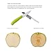 Hitecera Ceramic Veggie Fruit Knife and Peeler Ultra Sharp Lightweight-No Rust and Metal Taste,Great Kitchen Tool Set for Precise Cutting, Peeling,Keeping Original Taste and Color