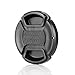 Camera 52mm Lens Cap Center Pinch with Lens Cap Leash Hole Bundle Compatible with Nikon Sony Canon DSLR Cameras & Other DSLR Cameras UV Lens (52mm)- 4 Pack