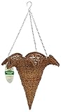 Gardman R290 Rustic Rattan Hanging Star Cone Basket, 12