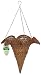 Gardman R290 Rustic Rattan Hanging Star Cone Basket, 12" Diameter