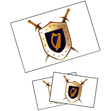 Ireland Shield Tattoos