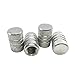 Godeson Silver Car Tire Valve Stems Cap Knurling Style Tire Valve Cap from Godeson, 4 Pcs/Set , aluminum Tire Wheel Stem Air Valve Caps for 8V1 US schrader valve, Dustproof Caps