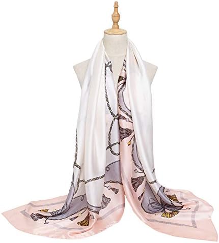 Bellonesc Silk Scarf 100% silk Long Lightweight Sunscreen Shawls for Women