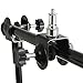 Mekingstudio Heavy Duty Metal Clamp Holder Double U Clip Dual C Clamp Type Bracket Mount for Photo Studio Light Stand, Photography Reflector, Photo Boom Stand, Background Support, Cross Bars and More
