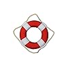 Vibrant-Red-Decorative-Lifering-With-White-Bands-6-Life-Preserver-Decoration Vibrant-Red-Decorative-Lifering-With-White-Bands-6-Life-Preserver-Decoration