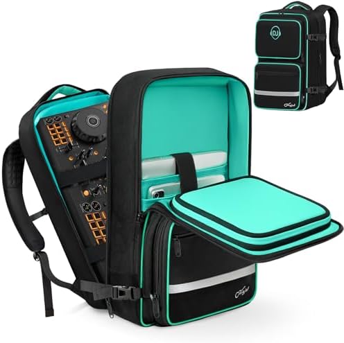Amazon.com: Rabjen DJ Backpack for Club Gigs, DJ Mixer Case