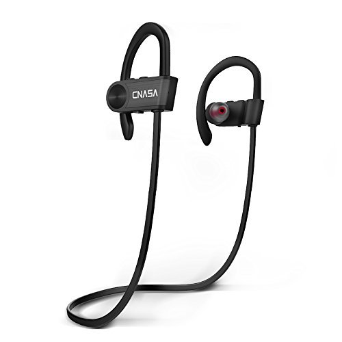CNASA Mic, Noise Isolating Headphones Magnetic Earbuds for all Bluetooth Devices, Hands-free Calling.