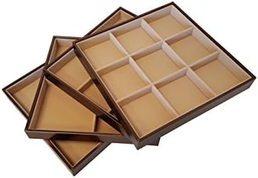 HomeneedsStackable Jewelry Organizer Trays' - 4 Piece Set