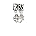 Sexy Sparkles 1 Pair Mother Son Heart Love Charm Spacer Bead Stopper for European Bracelets