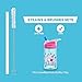 Replacement Straws for CamelBak Kids Bottle, Accessories Set Include 4 BPA-FREE Straws and 2 Straw Cleaning Brushes