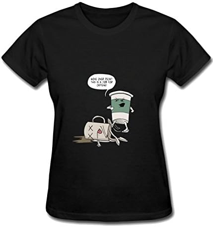 Orchard Plazza Women's Move Over Decaf classic tee shirt black