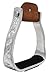 PRORIDER Western Show Horse Saddle Barrel Angled Sloped Bell Aluminum Stirrups 5140