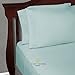 Cosy House Collection Everyday 1500 Series Bed Sheet Set - Ultra Soft & Cool Hotel Bedding - Deep Pocket - Wrinkle, Stain and Fade Resistant - 4 Piece Set (Queen, Baby Blue)