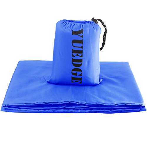 YUEDGE Travel And Camping Sheet Sleeping bag Liner Compact Sleep Bag And Sack For Travel, Youth Hostel, Picnic, Plane, Train(Blue) - Thumbnail 6