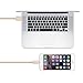 Poweron 3 Pack 6.5ft Certified Nylon Braided 8 Pin Charging Cable Data Transfer For iPhone X iPhone 8 8 Plus, 7 7 Plus 6 6S Plus 5 5S 5C iPad 4th Mini iPad Air, Pro (GOLD)