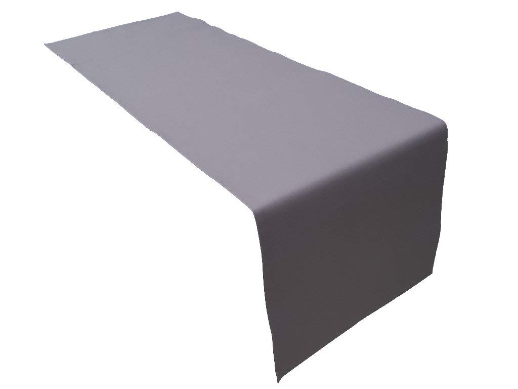 Lemos Home Cotton Table Runner Table Cloth, Table Cloth. Wide (Anthracite)
