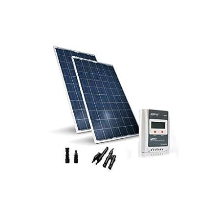 Kit Solar base 500W Plate + Controller de gastos 10A - PWM: Amazon ...