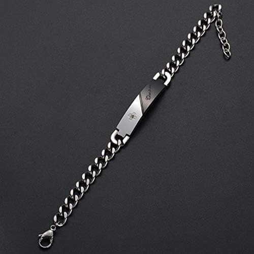 LBZDR Bracelets Wild flowers couple bracelets diamond titanium steel jewelryBracelet