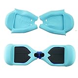 FBSPORT Silicone Case for T1 SWAGTRON Electric Self Balancing Scooter Full-Body Scratch Protector Cover Skin for T1 Hover Board (Scooter not Included) (Teal Blue_New)