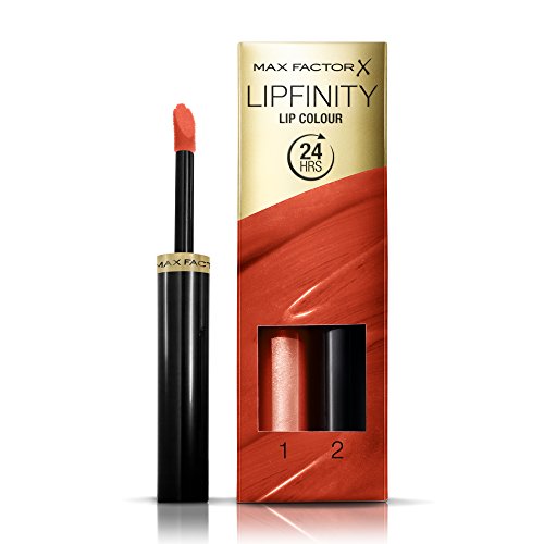 Max Factor Lipfinity Lipstick for Women, 140 Charming, 0.14 Ounce