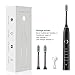 Electric Toothbrush Sonic Rechargeable Toothbrush,37200 brush strokes per minute,5 Customizable Modes,100 days battery life,2 Replacement Heads