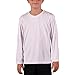 Vapor Apparel Youth UPF 50+ Sun Protection Quick-Dry Long Sleeve T-Shirt Medium White