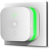 CAZONER Natural Gas Leak Detector Alarm Suitable for Home, Caravan Or Motor Home, Propane Gas with A Built in Visible Gas Alarm Sensor - Combustible Gas Leak Detector.