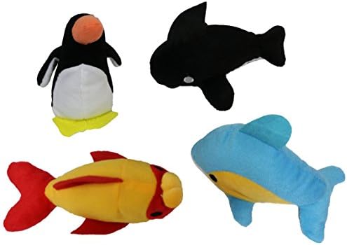 12 Plush Sea Animal Toys, Assorted Stuffed Sea Creatures, Plush Toys Perfect For Babies And Young Kids By: The Plush Family